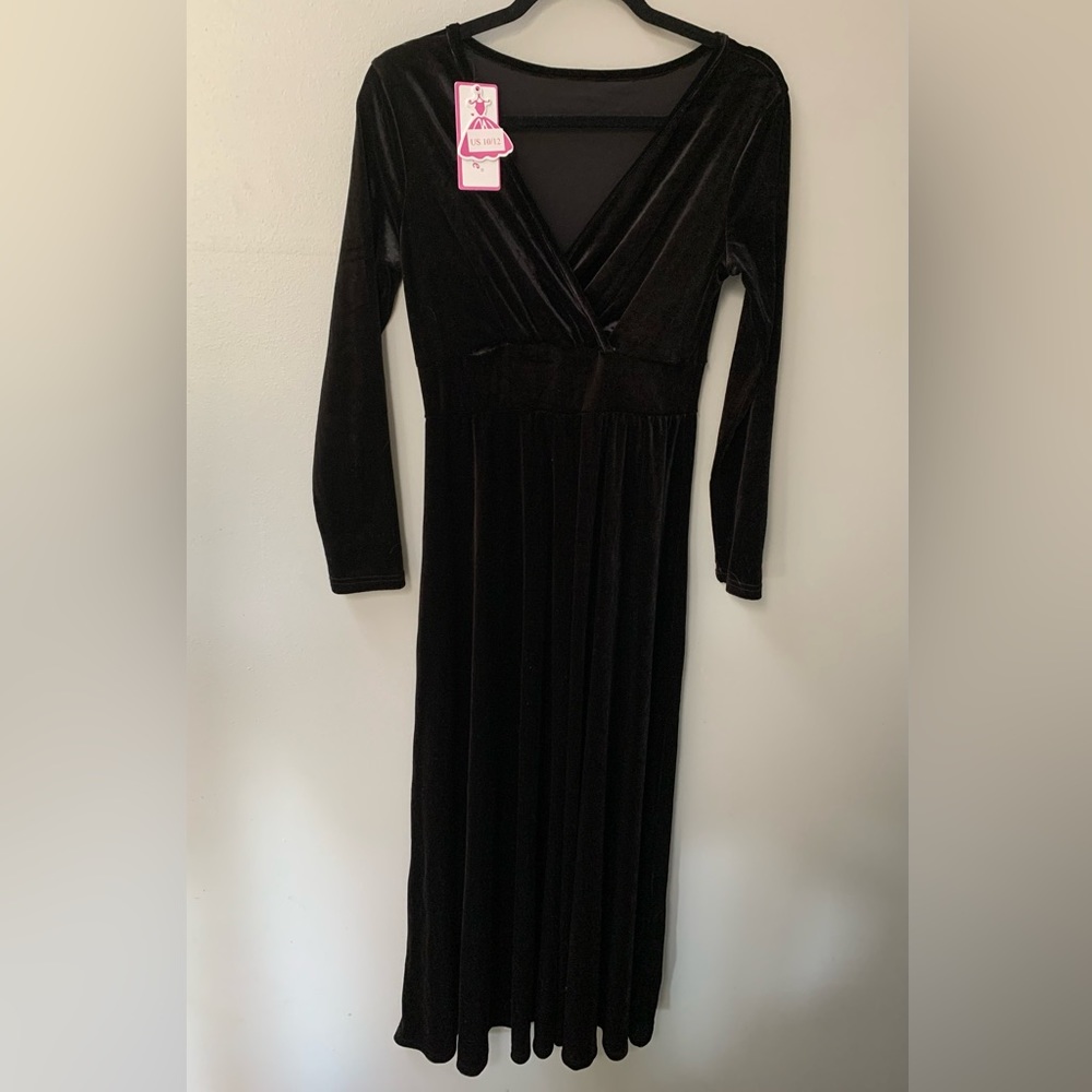 Black Velvet Dress